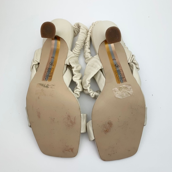 SAM EDELMAN Marlena Ruched Slingback Sandal sz 9.5 - Picture 11 of 12